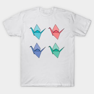 Origami Crane Pattern Set T-Shirt